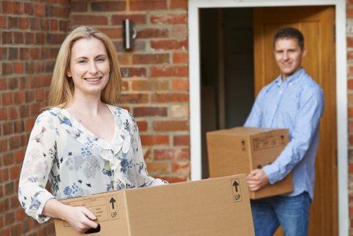 Preparation checklist scene for a house move in Woodford Green