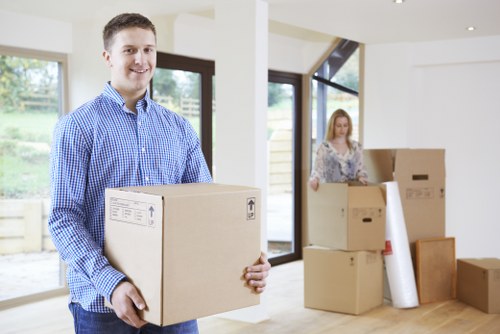 Removal truck service supporting residential moves in Woodford Green