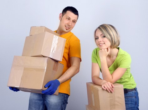 Local removals van service handling a property move in Woodford Green