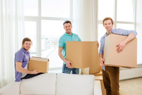 Local removals team planning access and parking for a Woodford Green property