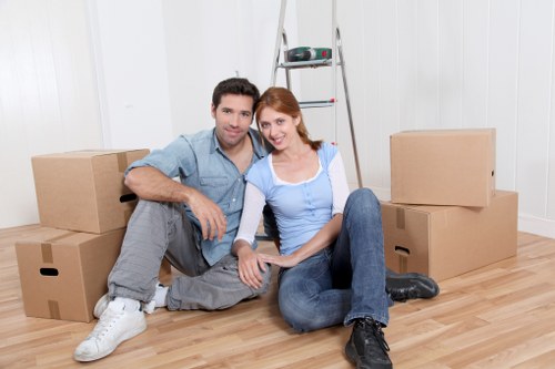 Local movers planning access and parking for a Woodford Green street move