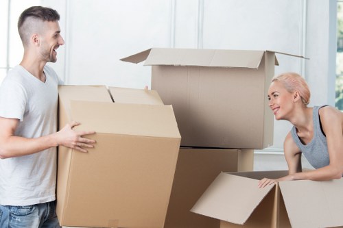 Local commercial movers handling business items near Woodford Green premises